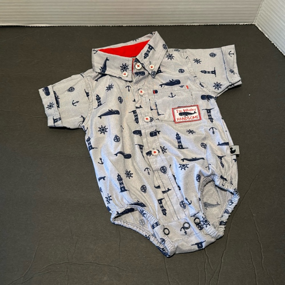Dog Sport Blue Sz 0-3M Onepiece